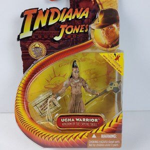 Indiana Jones Ugha Warrior 4" Action Figure MOC 2008 Hasbro Crystal Skull Movie